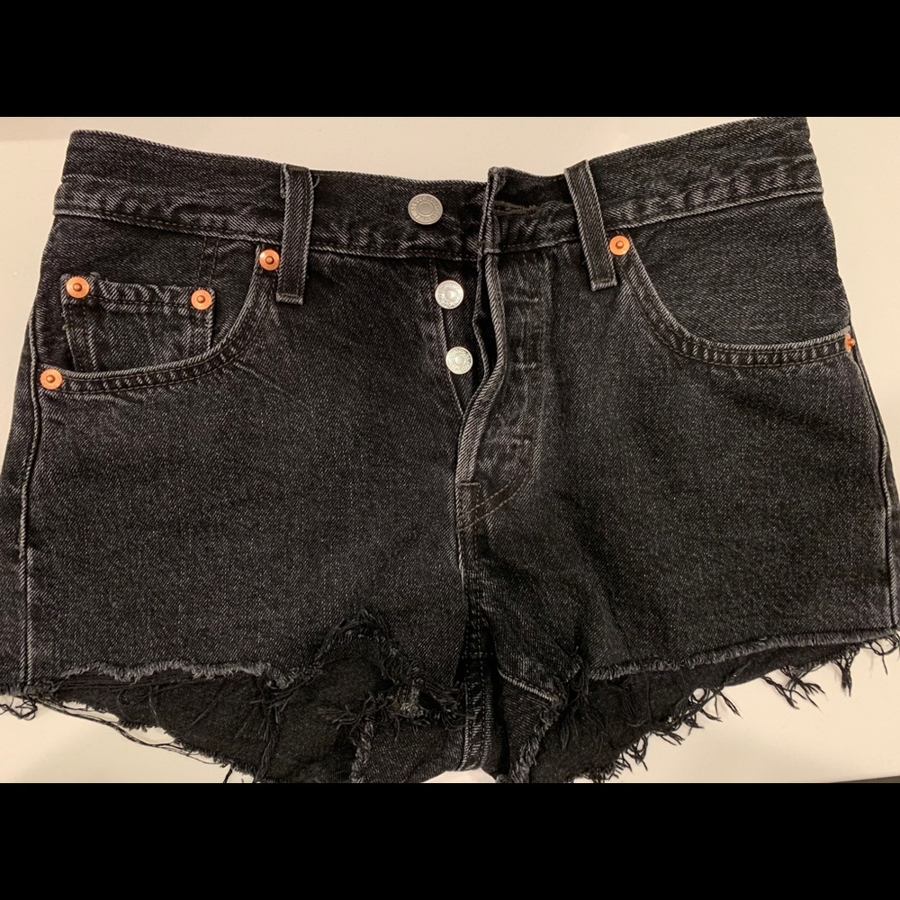 Levis 501 Cotton High-Rise Denim Shorts NWOT